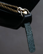 "MAISON MARGIELA" Grained leather envelope compact wallet