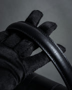 “CELINE” Early 80’s equestrian hardware top-handle bag