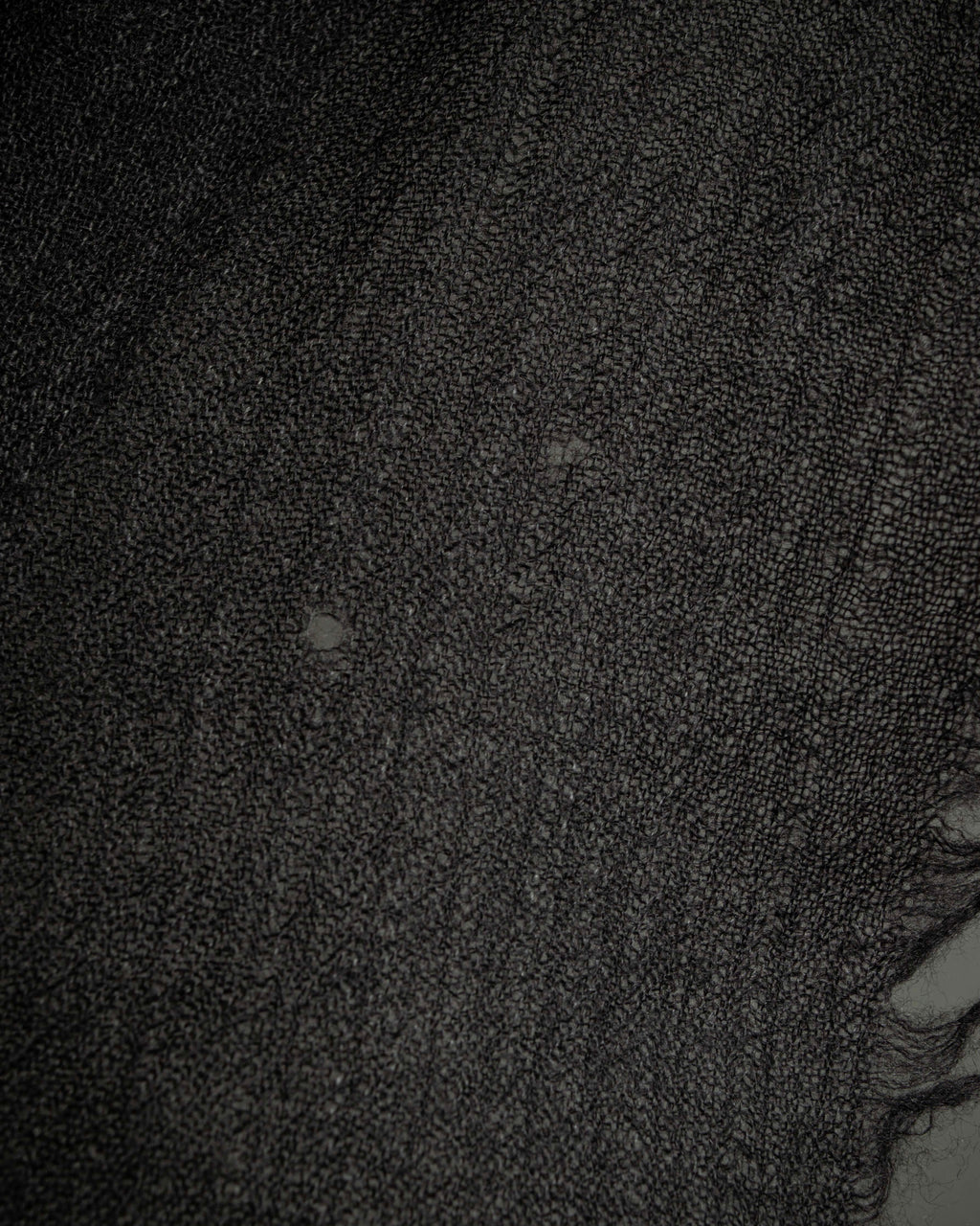 "CHANEL" Logo engraved design cashmere super large stole