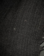 "CHANEL" Logo engraved design cashmere super large stole