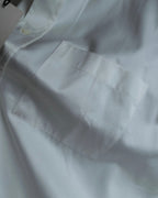 "GUCCI" Slightly glossy cotton white shirt