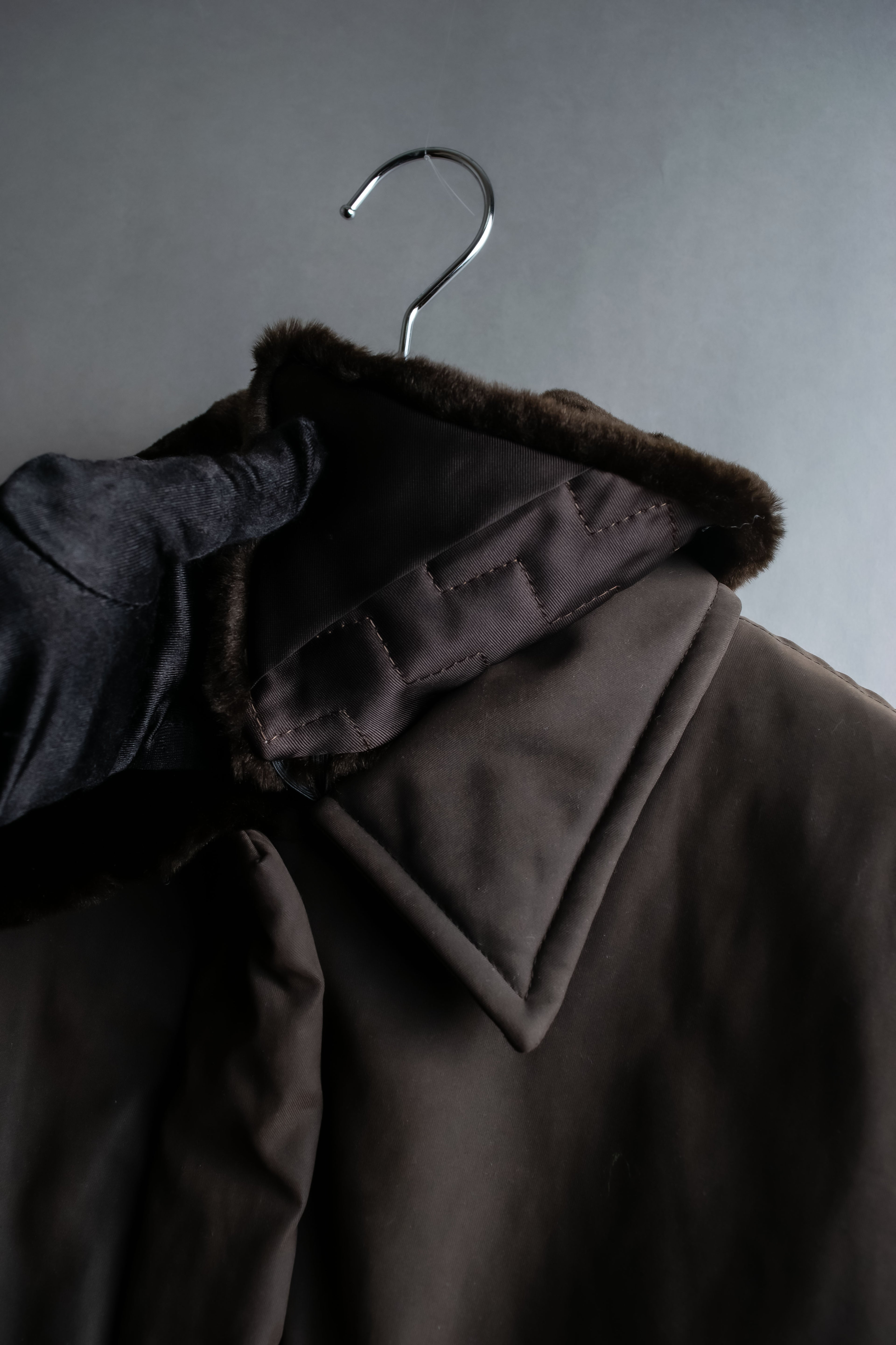 "Weekend Max Mara" Fur collar front zipper blouson