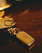 -SPECIAL- “Yves Saint Laurent” 80’s-90’s Hammered gold coin link bracelet