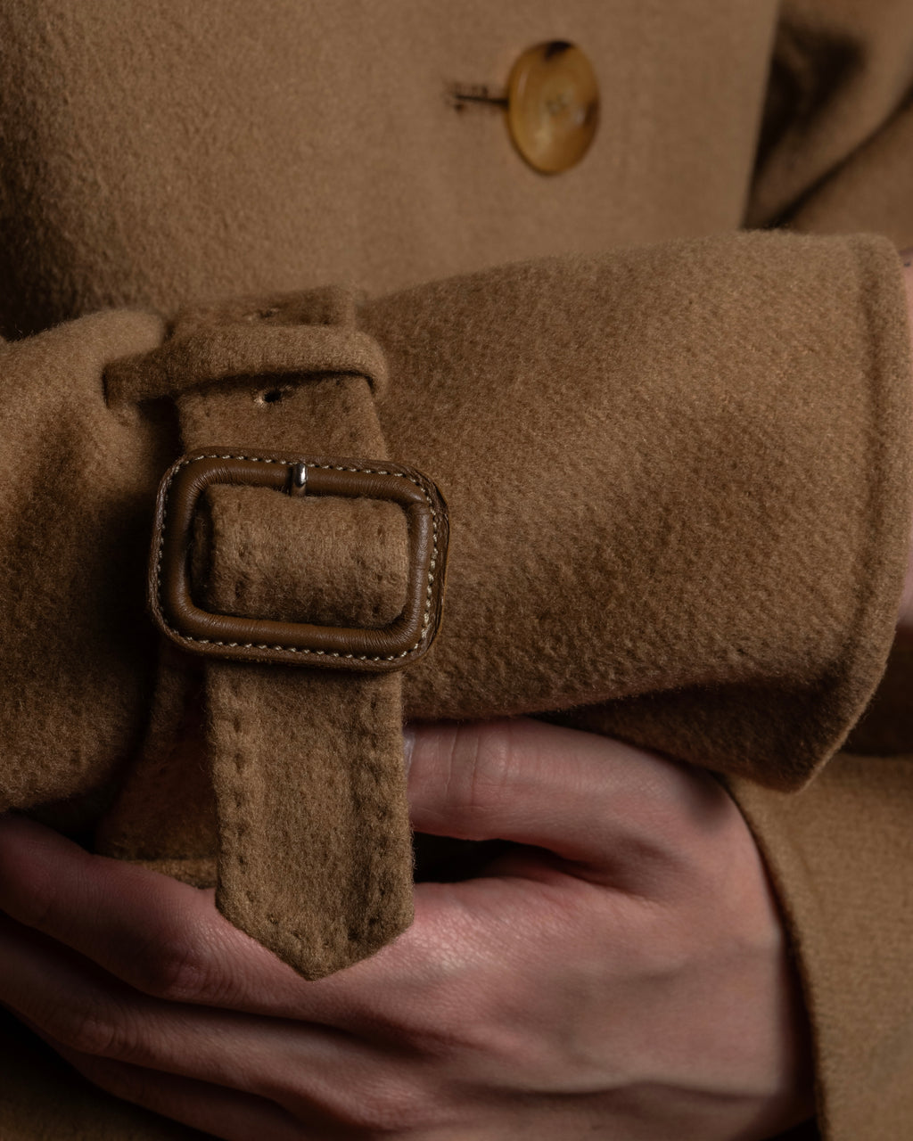 "Aquascutum" Traditional detail belted long trench coat