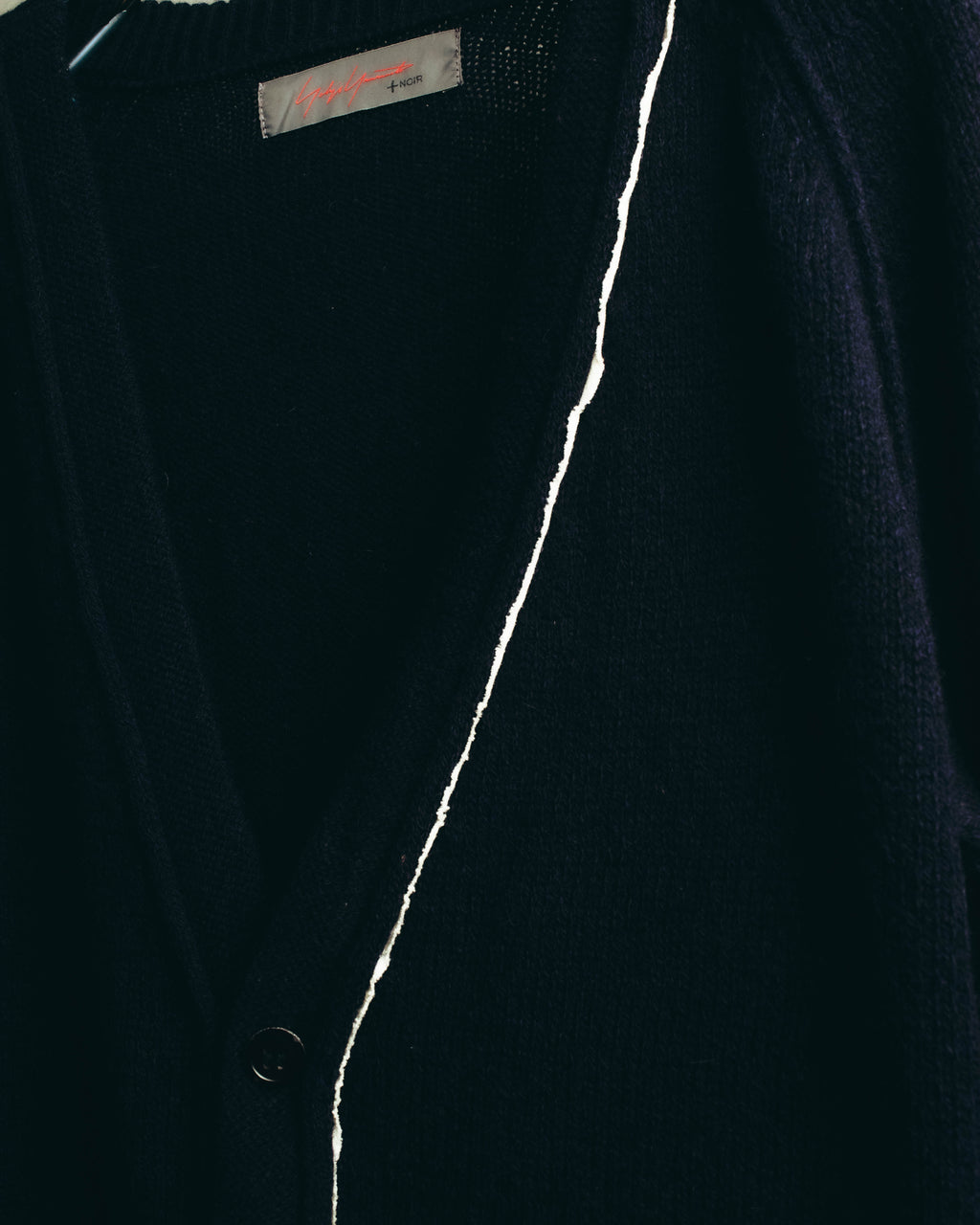 "Yohji Yamamoto +NOIR" 00's-10's Soft alpaca wool knit cardigan