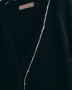 "Yohji Yamamoto +NOIR" 00's-10's Soft alpaca wool knit cardigan