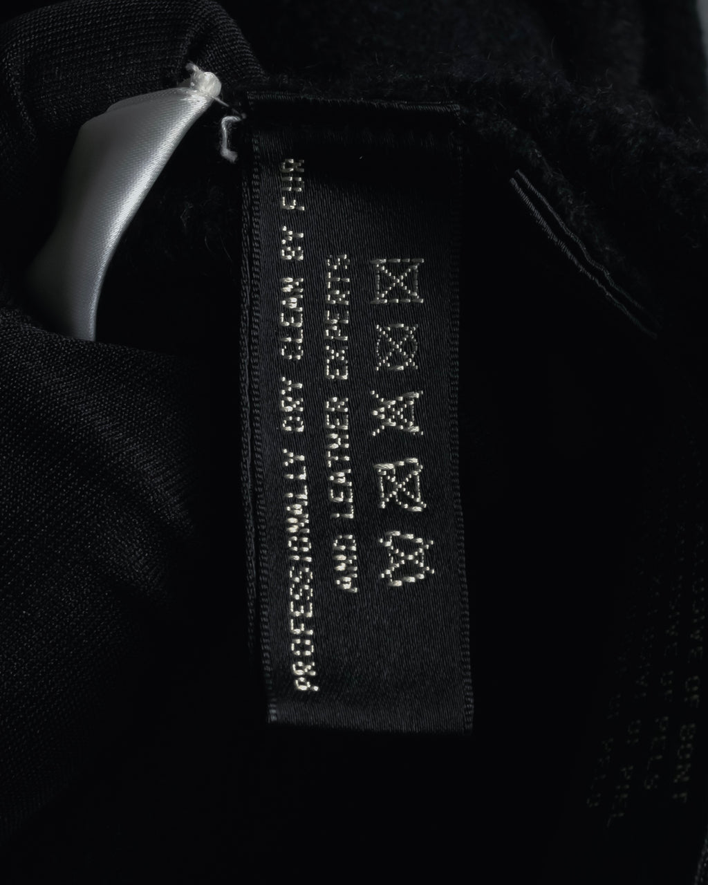 Chaqueta de piel con bordado de cuentas de los años 00 de Ralph Lauren