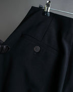 "LOEWE" Deep pleat tapered draped slacks