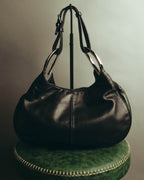 "Sergio Rossi" 00's-10's Soft leather hobo shoulder bag