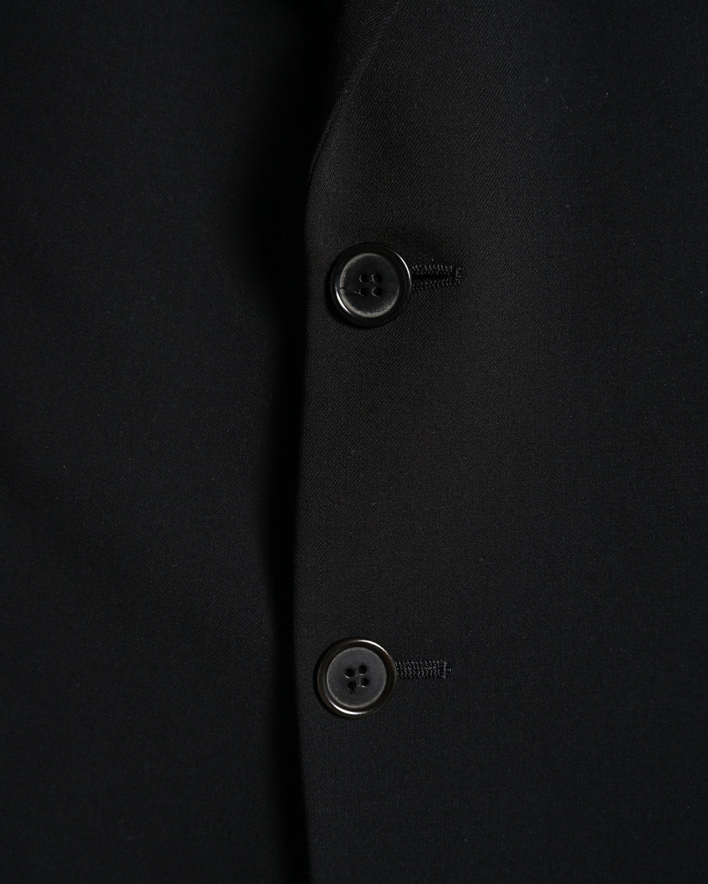 GIORGIO ARMANI/ Single Breasted 2B Pure Wool Tailored Jacket
Black