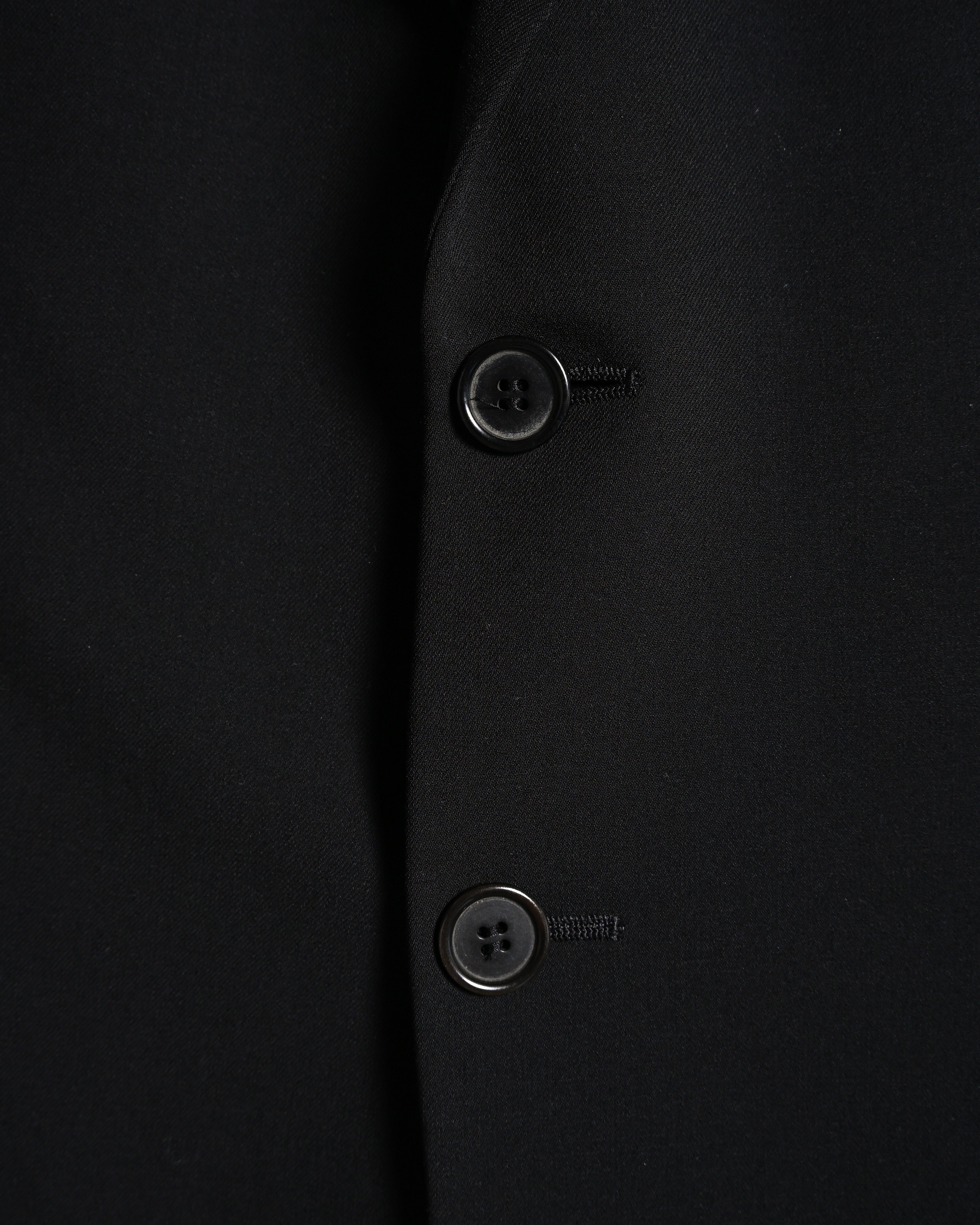 GIORGIO ARMANI/ Single Breasted 2B Pure Wool Tailored Jacket
Black