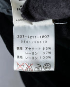 "GUCCI" Velvet shaped shawl collar tailored jacket