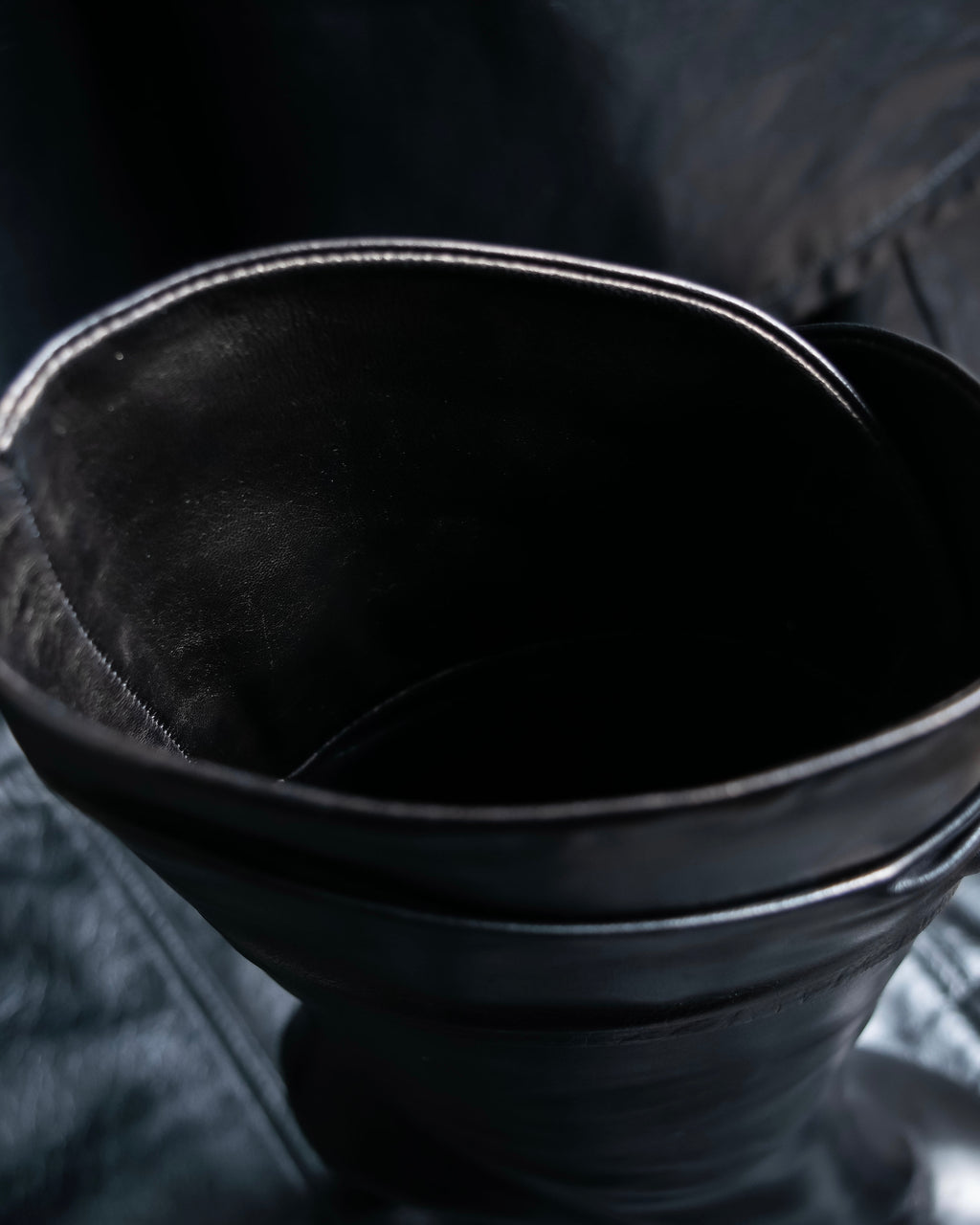 "PRADA" Shirred mode stylelong boots