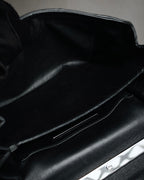 –SPECIAL– "VALENTINO GARAVANI" 2010’s Noir rockstud exotic patchwork chain bag