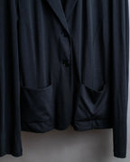 "Max Mara" Draped fabric patch pockets design tailored jacket