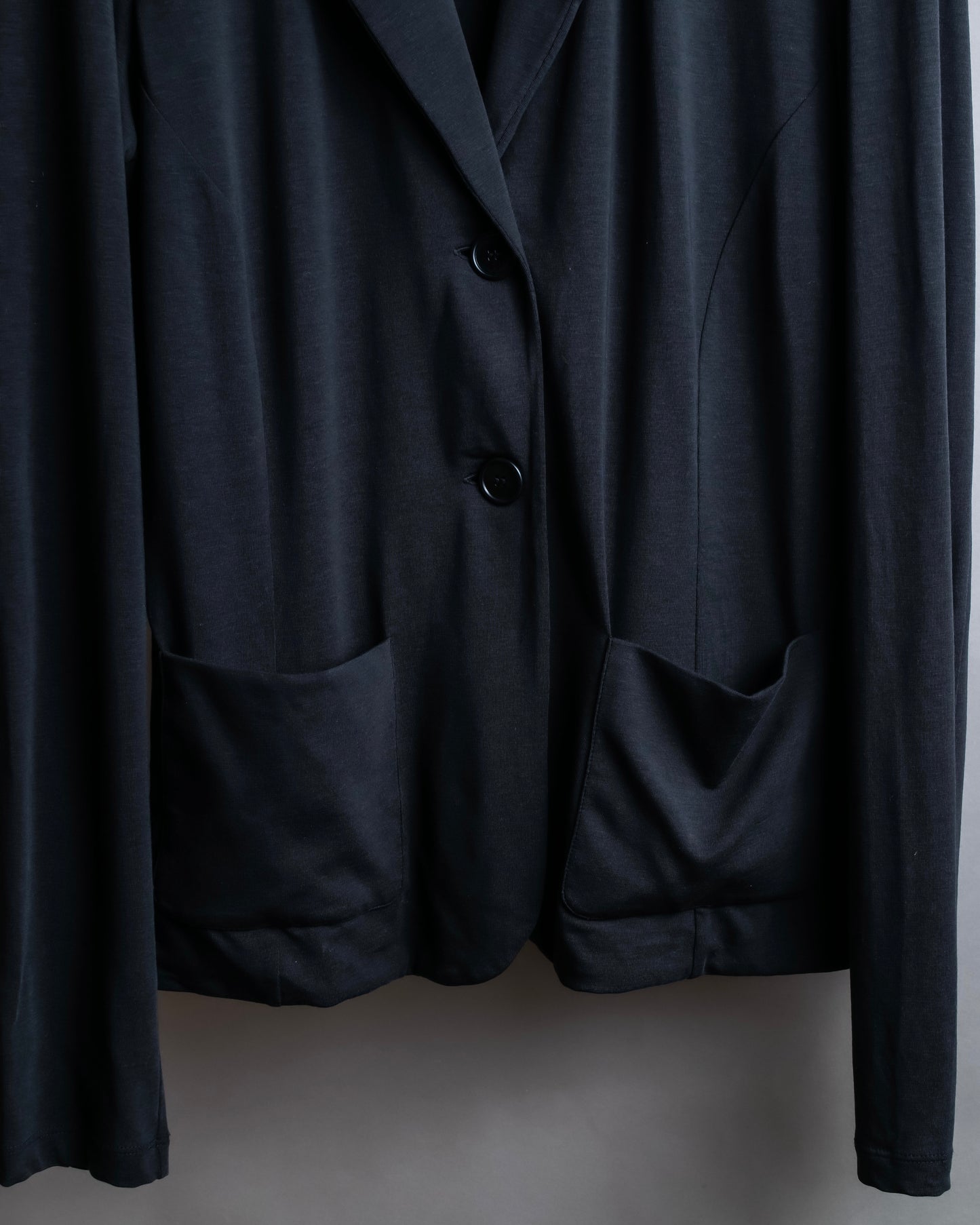 "Max Mara" Draped fabric patch pockets design tailored jacket