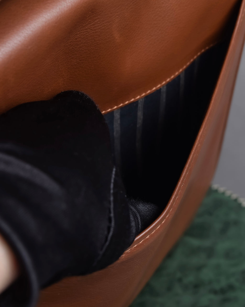 "BALENCIAGA" Water repellent flap square leather bag