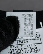 "GIANNI VERSACE" Tassel lace-up design A-line silhouette black dress