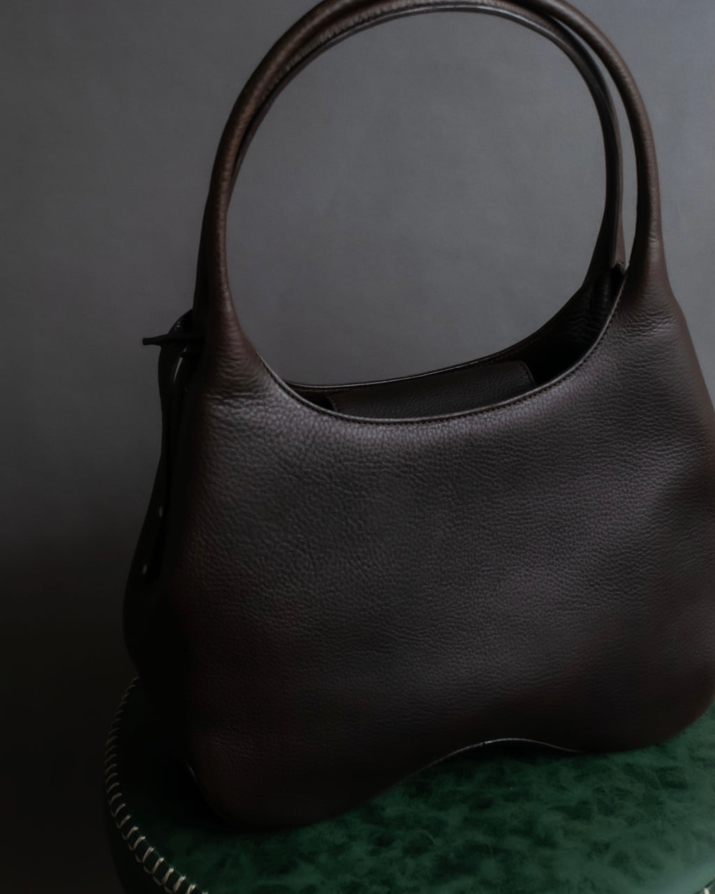 "Sergio Rossi" Flexible leather one-handle bag