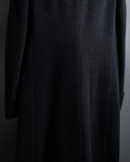 "GIORGIO ARMANI" Double-breasted charcoal gray super maxi chester coat
