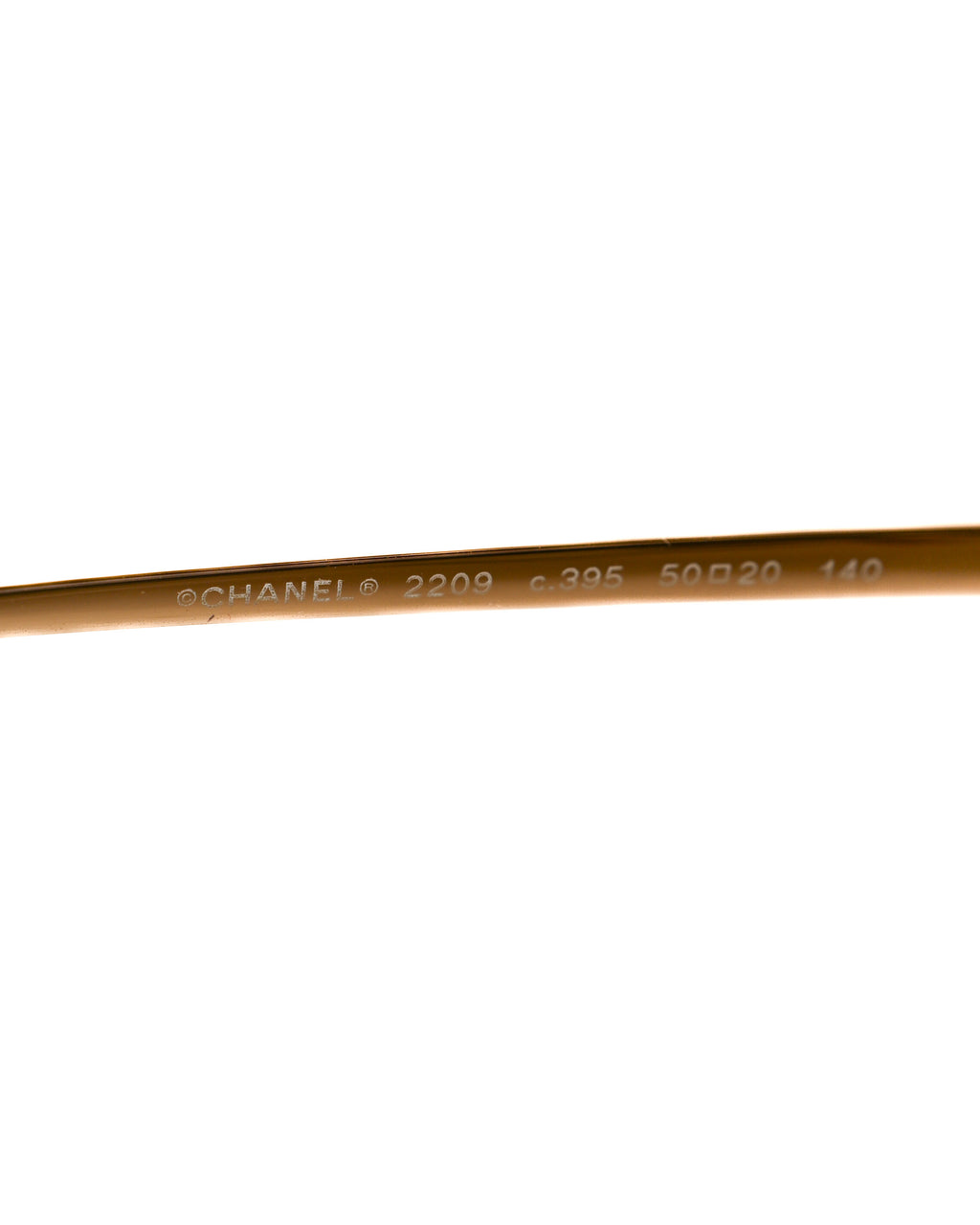 CHANEL/ Coco Mark Designed Gold Flame Glasses