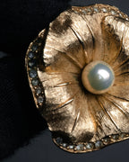 “Christian Dior” 70’s-80’s Pearl flower brooch