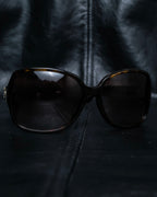 "GUCCI" Dark brown GG accent sunglasses