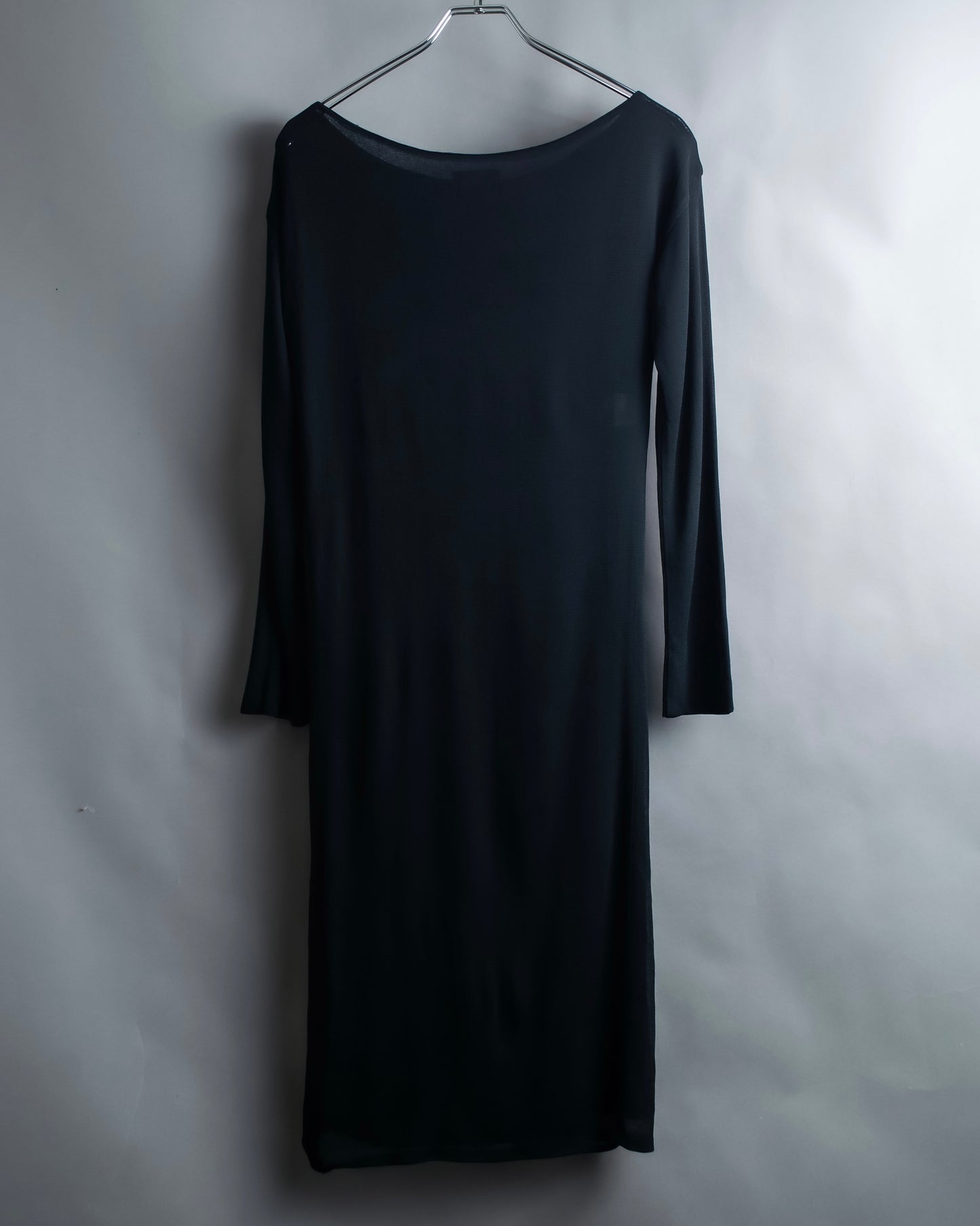 "GUCCI" Boat neck 100% rayon one piece