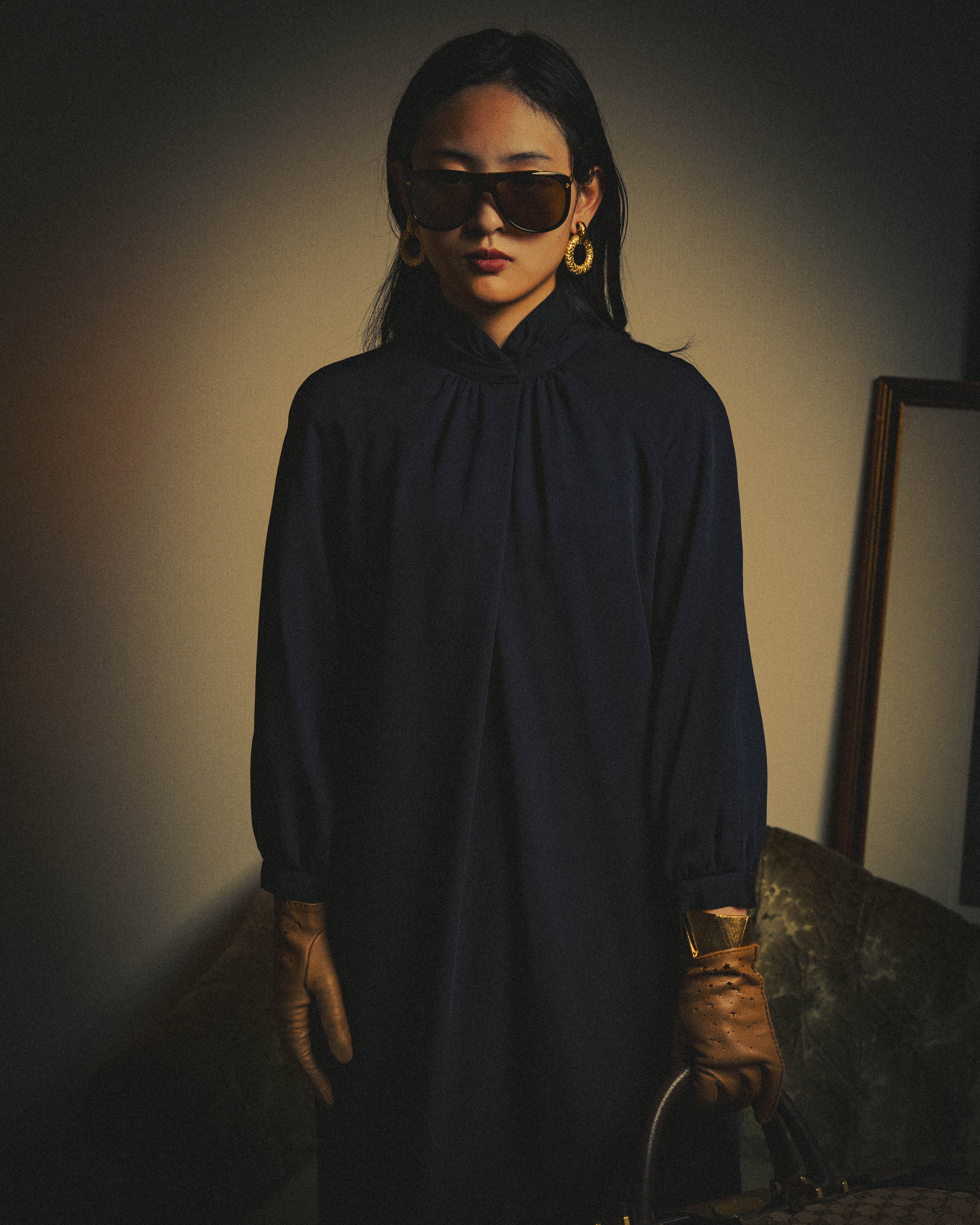–SPECIAL– "GUCCI" 70's-80's Oversized aviator sunglasses