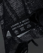 "GUCCI" GG pattern glitter blend woven large stole