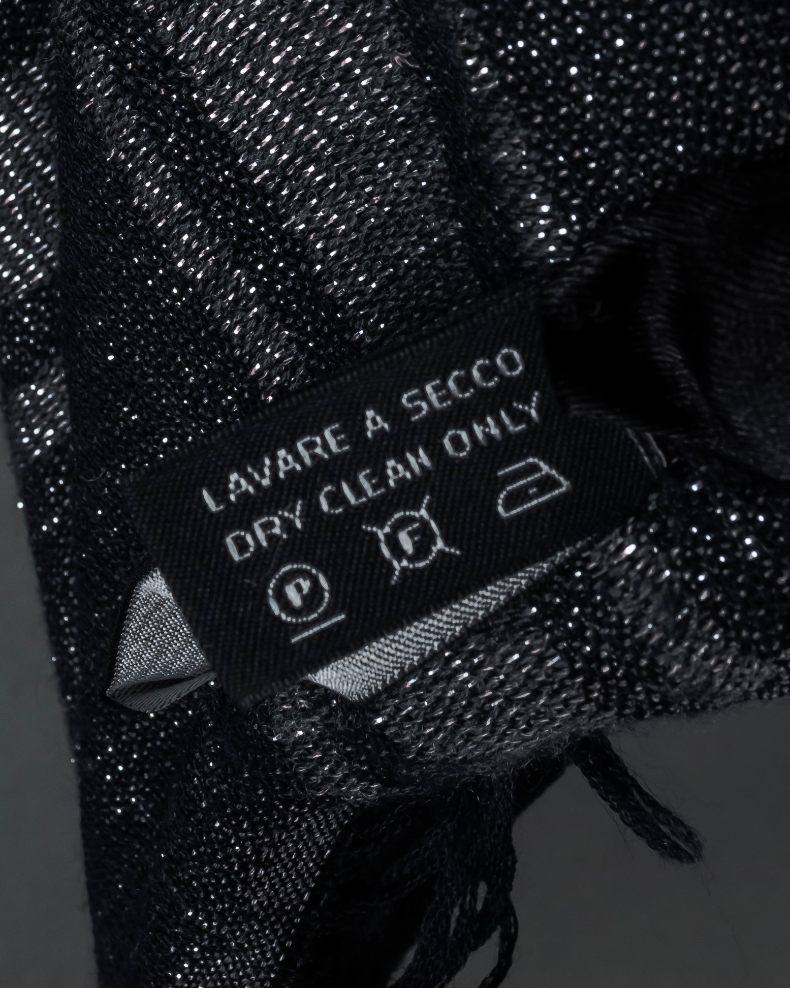 "GUCCI" GG pattern glitter blend woven large stole