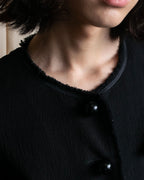 "MOSCHINO" Object sewn design tweed jacket