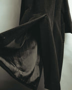 -SPECIAL- "Salvatore Ferragamo" 90's-00's Alpaca wool oversized shawl collar long coat