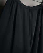 “Christian Dior” 80’s-90’s Silk draped long skirt