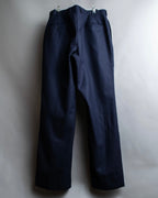 Vintage no tuck wide tapered slacks
