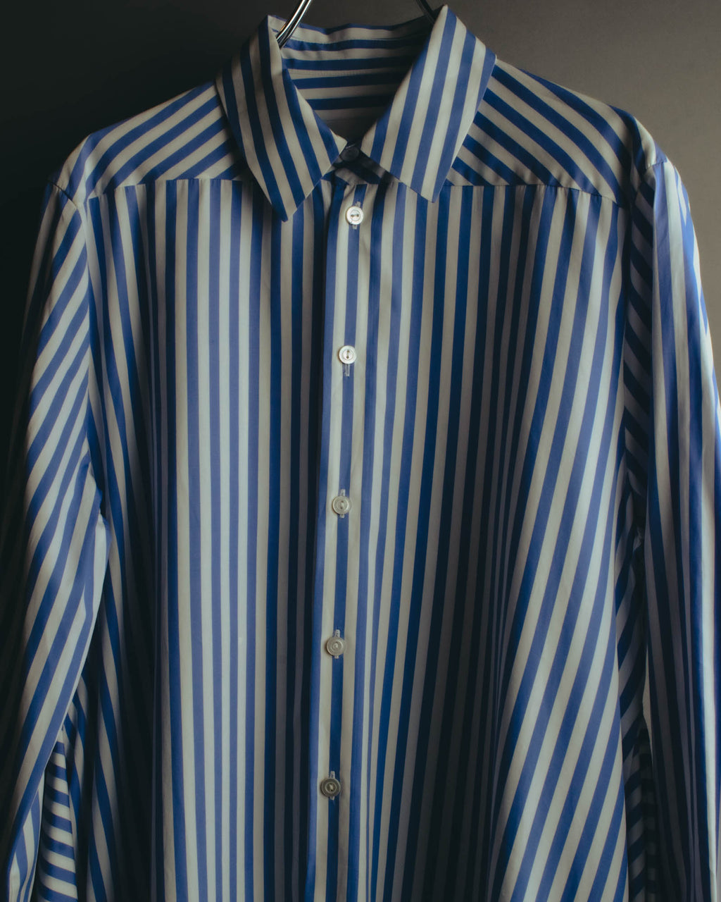 “JIL SANDER” 2018-2023 oversized striped cotton shirt dress