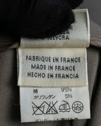 "HERMES" Margiela period silk wide straight slacks