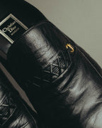 "Christian Dior" 80's-90's Braided leather loafers