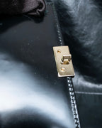 "GUCCI" Canvas and leather bi-fold wallet