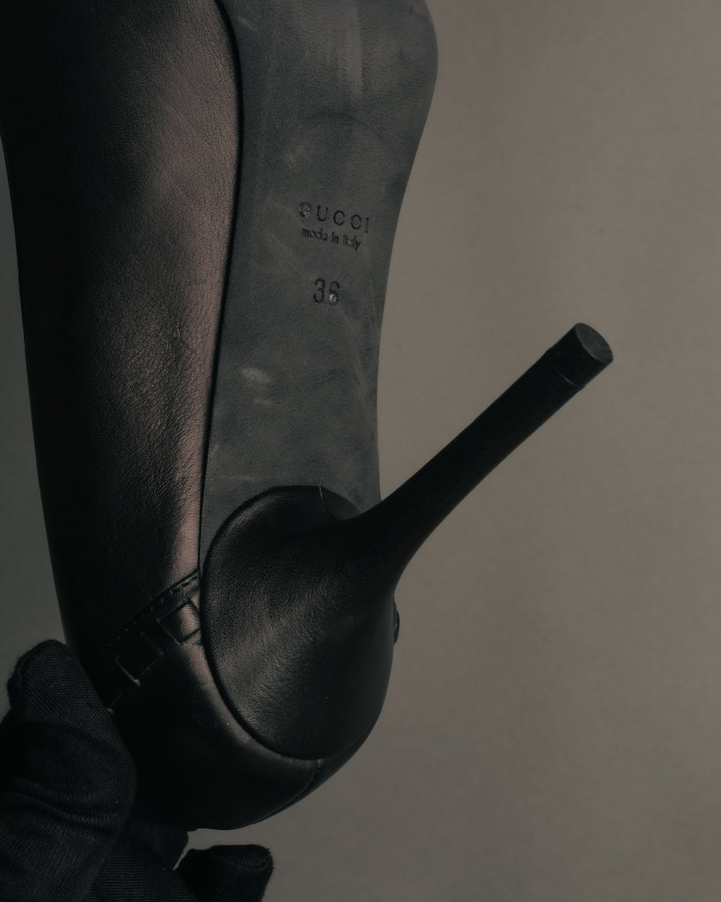 “GUCCI” 90’s-00’s Horsebit open toe pumps
