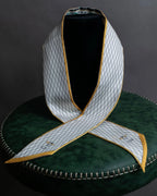 "Christian Dior" Romantic motif design silk twill Mitzah scarf