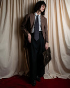 "GIORGIO ARMANI" Dot pattern silk  necktie