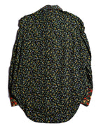 GUCCI × LIBERTY LONDON/ 2020AW Original Floral Pattern Fabric Ribbon Tie Button Down Shirt