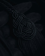 "LOEWE" Late 80s-Early 90s velvet knot tassel handbag