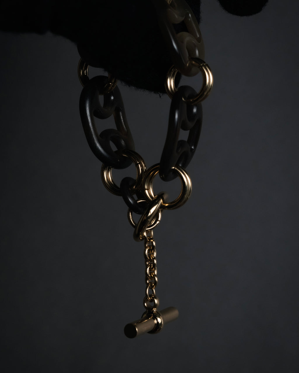 “HERMES” 20’s Eurydice horn chain bracelet