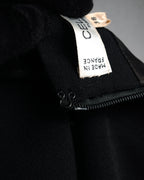 “CELINE” 2010–2013 Tuxedo satin lapel minimal dress