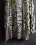 "HERMES" Margiela period Les Étoiles, Stars silk shirt