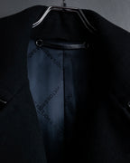 "VIKTOR&ROLF" Sculptural lapel melton coat