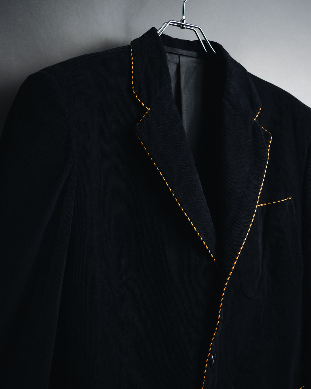 "COMME des GARÇONS HOMME PLUS" 90AW Corduroy piped boxy blazer