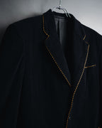 "COMME des GARÇONS HOMME PLUS" 90AW Corduroy piped boxy blazer